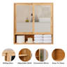 Bay Isle Home™ Conteh Solid Wood Wall Bathroom Cabinet & Reviews | Wayfair